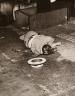 Meurtre à Little Italy sur Mulberry Street, 7 août 1936. 25,7 x 20,4 cm - (c) Weegee (Arthur Fellig)/International Center of Photography/Getty Images