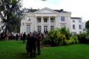 Le Pavillon Carré de Baudouin, façade extérieure, vue du jardin lors de l'inauguration le 21 juin 2007 - (c) Mairie du 20e/Massimilano Marraffa