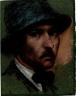Julio GONZALEZ, Autoportrait, v.[1914-1918], Pastel sur papier vert, 33 x 25,5 cm - (c) ADAGP/Collection Centre Pompidou, Paris, Dist. RMN, Photo: Jacques Faujour