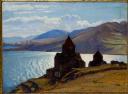 Panos TERLEMEZIAN, 'Sevan', 1917. Huile sur toile, 60 x 80 cm - (c) Galerie nationale d'Arménie, Erevan ££