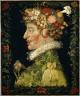 Giuseppe ARCIMBOLDO (1526-1593), Le Printemps, 1573. Huile sur toile, 76 x 64 cm. Paris, musée du Louvre (c) RMN - Jean Gilles Berizzi/Photo de presse