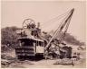 A. BLANC, Culebra, excavateur grand modèle force 180 chevaux au kil. 55+000. 1886. Creusement du Canal de Panama (c) BnF, département Cartes et plans, Société de géographie