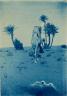 Victor DEPORTER, Palmiers à l'ouest d'El Goléa, 1888-1889. Badrian, Sahara (c) BnF, département Cartes et plans, Société de géographie