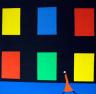 Evsa MODEL, Painting 166l, 1960. 90,8 x 91,4 cm. Courtesy Galerie Baudoin Lebon