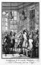 Le café Procope. Anonyme du XVIIIe siècle. Eau-forte. Musée Carnavalet (c) Musée Carnavalet / Roger- Viollet
