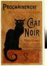 Le Chat Noir de Théophile-Alexandre Steinlen. Musée de Montmartre, Paris