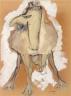 Jean DUBUFFET, Chameau entravé, janvier-avril 1948. Gouache, 32 x 24 cm. Coll. privée, Paris
