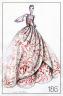 Dessin collection Haute Couture Printemps/Eté 1998. Archives Valentino