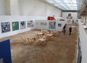 Vue de l'exposition Célébrations de Serge Plagnol. Orangerie du Sénat, Jardin du Luxembourg, Paris, 2008 (c) D.R.