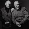 Paul Virilio et Raymond Depardon, 2000 (c) The Estate of Jeanloup Sieff