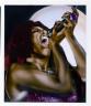 Tina Turner, 1973. Technique mixte: aérographe, crayon, gouache, montage sur papier photographique collé sur carton. Collection J.G. Bitoun (c) Guy Peellaert