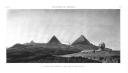Vue générale des Pyramides et du Sphinx, prise au soleil couchant. Pyramides de Memphis. La Description de l'Egypte, Antiquités, t. V, pl. 8. Gravé par Baltard, d'après Charles Louis Balzac (c) ACEA