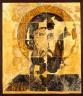 Saint Théodore. Xe siècle. Céramique. Provenance: monastère de Patleyna, Preslav (c) B. Tchernev / Musée Historique, Preslav