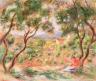 Pierre-Auguste Renoir. Les vignes à Cagnes, vers 1908. Huile sur toile. New York, Brooklyn Museum of Art (c) Brooklyn Museum of Art, New York
