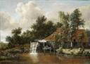 Meindert Hobbema. Le moulin à eau. Vers 1666. Huile sur panneau. Amsterdam, Rijksmuseum (c) Image Department Rijksmuseum, Amsterdam, 2009