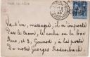 Adresse en quatrain par Stéphane Mallarmé. Bibliothèque littéraire Jacques Doucet, Paris (c) Photo Suzanne Nagy