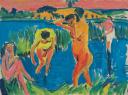 Ernst Ludwig Kirchner (1880-1938). Quatre baigneuses, 1910. Huile sur toile. Wuppertal, Von der Heydt-Museum (c) Von der Heydt-Museum, Wuppertal