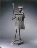 Akati Ekplékendo. Sculpture fon dédiée à Gou (Ogoun, chez les Yorouba) - dieu de la guerre, des métaux et de tous ceux qui utilisent le fer. Aujourd'hui, il représente le dieu des chauffeurs et des mécaniciens. Ferrailles d'origine européenne uniquement (c) musée du quai Branly, photo Hughes Dubois