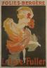Jules Chéret. La Loïe Fuller aux Folies Bergères. Affiche lithographique (c) Collection Musée de Montmartre, Paris, 2010