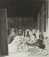 Richard Hamilton, Picasso’s meninas, 1973 Eau-forte, aquatinte, roulette, brunissoir BnF, dépt. des Estampes et de la photographie © ADAGP 2014