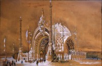 Binet Projet pour la Porte monumentale de l’Exposition uni- verselle de 1900, 1898. © Cl. Musées de Sens – E. Berry