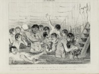 La Seine est une rivière qui prend sa source dans le département de la Côte d'Or Le Charivari 26 juin 1839 © Maison de Balzac / Roger-Viollet