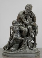 Ugolin, dit aussi Ugolin et quatre enfants (détail), 1862 Bronze fondu par Victor Thiébaut, 194 x 148 x 119 cm Paris, musée d’Orsay © RMN-Grand Palais (Musée d'Orsay) / Jean Schormans