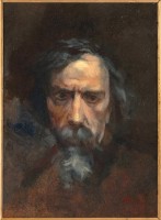Jean-Baptiste Carpeaux (1827-1875) Autoportrait dit aussi Dernier Autoportrait Huile sur toile, 41 x 32,5 cm Paris, musée d’Orsay, RF 1961 29 © RMN-Grand Palais (Musée d'Orsay) / Hervé Lewandowski