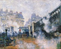 Claude Monet – Le Pont de l’Europe. Gare Saint-Lazare – 1877 – Huile sur toile 65 x 81 cm – Paris, musée Marmottan Monet, don Victorine et Eugène Donop de Monchy, 1940 – © Musée Marmottan Monet, Paris / The Bridgeman Art Library