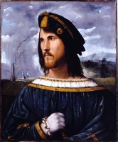 ltobello Melone. Portrait de gentilhommr (César Borgia ?), 1513. Bergame, Accademia Carrara di Bergamo © Archivio fotografico Accademia Carrara