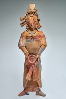 Figure féminine aristocratique. Classique récent © Museo Nacional de Antropología, Mexico, Mexique Photographe: Ignacio Guevara