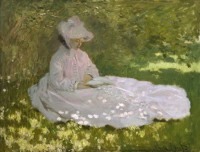Claude Monet, La Liseuse, 1872, Huile sur toile, 50 x 65 cm, Baltimore, The Walters Art Museum © The Walters Art Museum, Baltimore