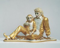 Michael Jackson and Bubbles, 1988 [Michael Jackson et Bubbles] Porcelaine Photo : Douglas M. Parker Studios, Los Angeles Collection particulière © Jeff Koons