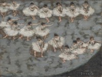 Pierre Bonnard (1867-1947) Danseuses ou Le Ballet, vers 1895 Huile sur carton contrecollé sur panneau, 28 x 36 cm Paris musée d’Orsay, achat, RF 2013 20 © Musée d’Orsay, dist. RMN-Grand Palais / Patrice Schmidt © Paris, ADAGP 2014