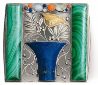 Josef Hoffmann (conception), Broche, modèle n° G 368 , 1905. Collection privée © Galerie bei der Albertina Zetter, Vienne 