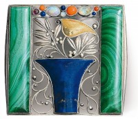 Josef Hoffmann (conception), Broche, modèle n° G 368 , 1905. Collection privée © Galerie bei der Albertina Zetter, Vienne 