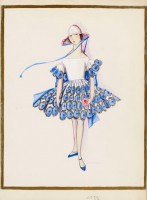 Dessin Maison Lanvin « Les petites filles modèles », 1925 © Patrimoine Lanvin