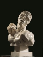 Adolfo Wildt, Vir temporis acti dit Uomo antico, 1921. Bronze. Paris, musée d’Orsay © Musée d'Orsay, dist. RMN-Grand Palais / Patrice Schmidt