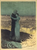 Georges Rochegrosse, Affiche : Louise, 1900 Lithographie en couleurs. Paris, Bibliothèque-musée de l’Opéra © BnF