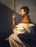 Jusepe Ribera, Saint Thomas, vers 1612. Huile sur toile © Firenze, Fondazione di Studi di Storia dell’Arte Roberto Longhi