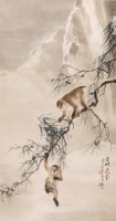 Gao Qifeng, Neige dans la gorge Wu, 1916. Encre et couleurs sur papier (c) Hong Kong Museum of Art