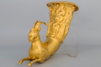 Trésor de Panagyurishte, rhyton. Fin IVe av. J.-C. Or  © Musée régional archéologique de Plovdiv / Todor Dimitrov