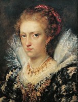 Anthony Van Dyck, (Anvers, 1589-Blackfriars, 1641). Portrait de Jacqueline Van Caëstre. Non datée. Huile sur toile. Collection Gerstenmaier © Photo: Collection Gerstenmaier