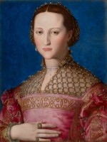 Agnolo Bronzino, Portrait d’Eléonore de Tolède, 1522. Huile sur bois. Prague, NárodnÍ Galerie © National Gallery of Prague 2014