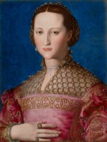 Agnolo Bronzino, Portrait d’Eléonore de Tolède, 1522. Huile sur bois. Prague, NárodnÍ Galerie © National Gallery of Prague 2014