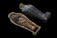 Simulacre végétal d'une momie d'Osiris, Musée égyptien du Caire. Photo : Christoph Gerigk © Franck Goddio/Hilti Foundation
