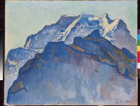 Ferdinand Hodler – Le Massif de la Jungfrau vu depuis Mürren – 1911 – Huile sur toile © Hahnloser/ Jaeggli Stiftung, Winterthur. Photo Reto Pedrini, Zürich