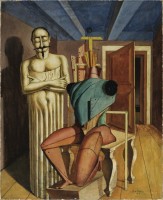  Giorgio de Chirico Il Ritornante Huile sur toile, 1917-1918 Centre Georges Pompidou, Paris © Centre Pompidou, MNAM-CCI, Dist. RMN- Grand Palais / Georges Meguerditchian © ADAGP, Paris 2015 Ancienne collection Jacques Doucet puis Yves Saint Laurent - Pierre Bergé