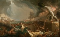 Thomas Cole (1801-1848). Le Destin des empires, La Destruction, 1836. Huile sur toile (c) The New York Historical Society