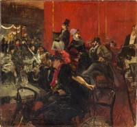 Giovanni Boldini (1842-1931) Scène de fête au Moulin Rouge, vers 1889 Huile sur toile, 96,5 x 104,4 cm Paris, musée d’Orsay © Musée d’Orsay, Dist. RMN-Grand Palais / Patrice Schmidt